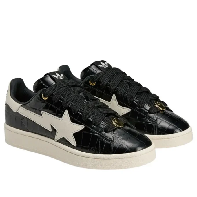 Adidas X a Bathing Ape Campus 00S ”Black White”