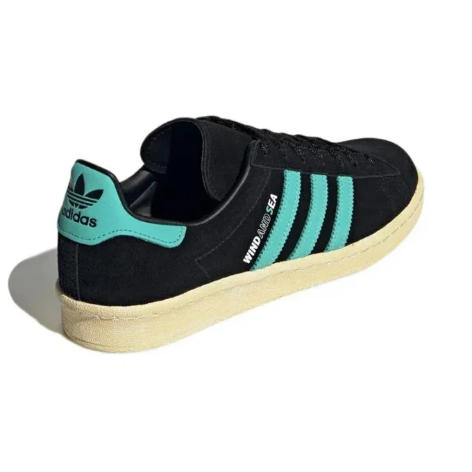 Adidas X Atmos X Wind and Sea Campus 80S ”Black Blue”