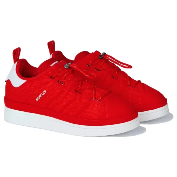 Adidas X Moncler Campus ”the Art of Exploration – Solar Red”